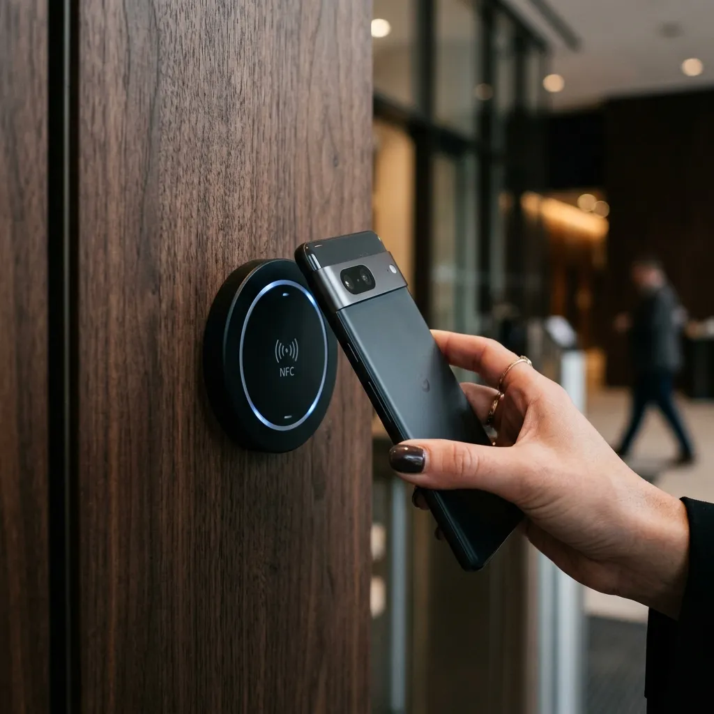 Sistema de control de acceso en edificio