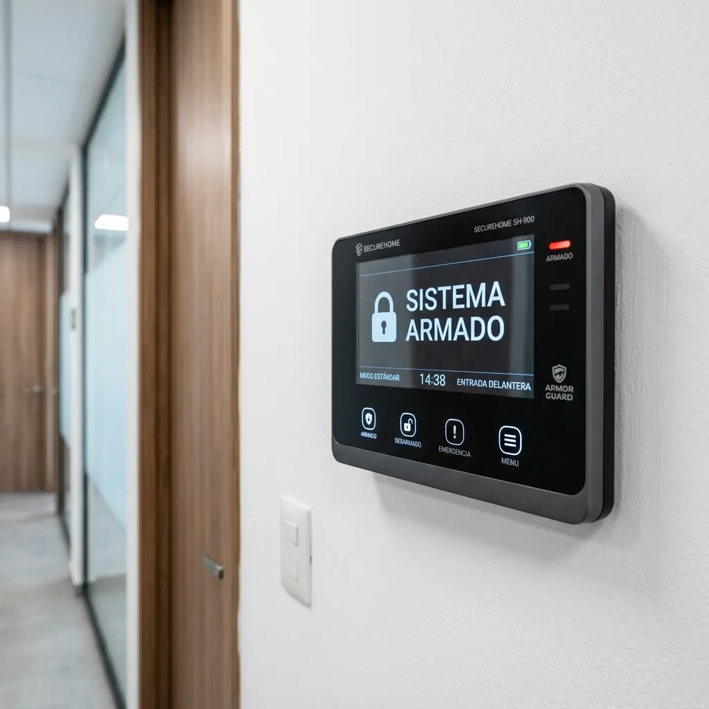 Sistema de alarma instalado en edificio